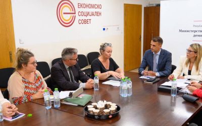 Successful implementation of SIAP: Minister Velkovski meets with a World Bank delegation